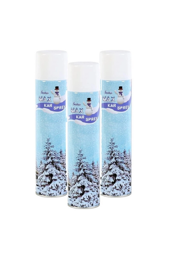Tcx 3 Adet Max Kar Köpüğü Spreyi, Eriyen Kar Taneleri, Parti Köpük Karı Yapar Kar Yağdıran Sprey 3x300 Ml