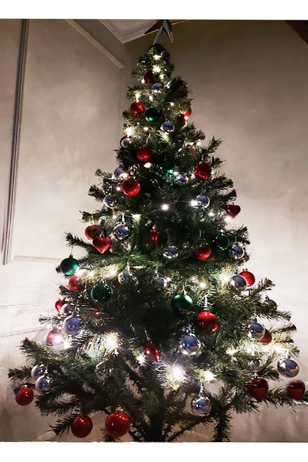 Tcx 12 Adet Parlak Kırmızı 3 Cm Mini Yılbaşı Topu, Noel Çam Ağacı Topu, Süs Topu
