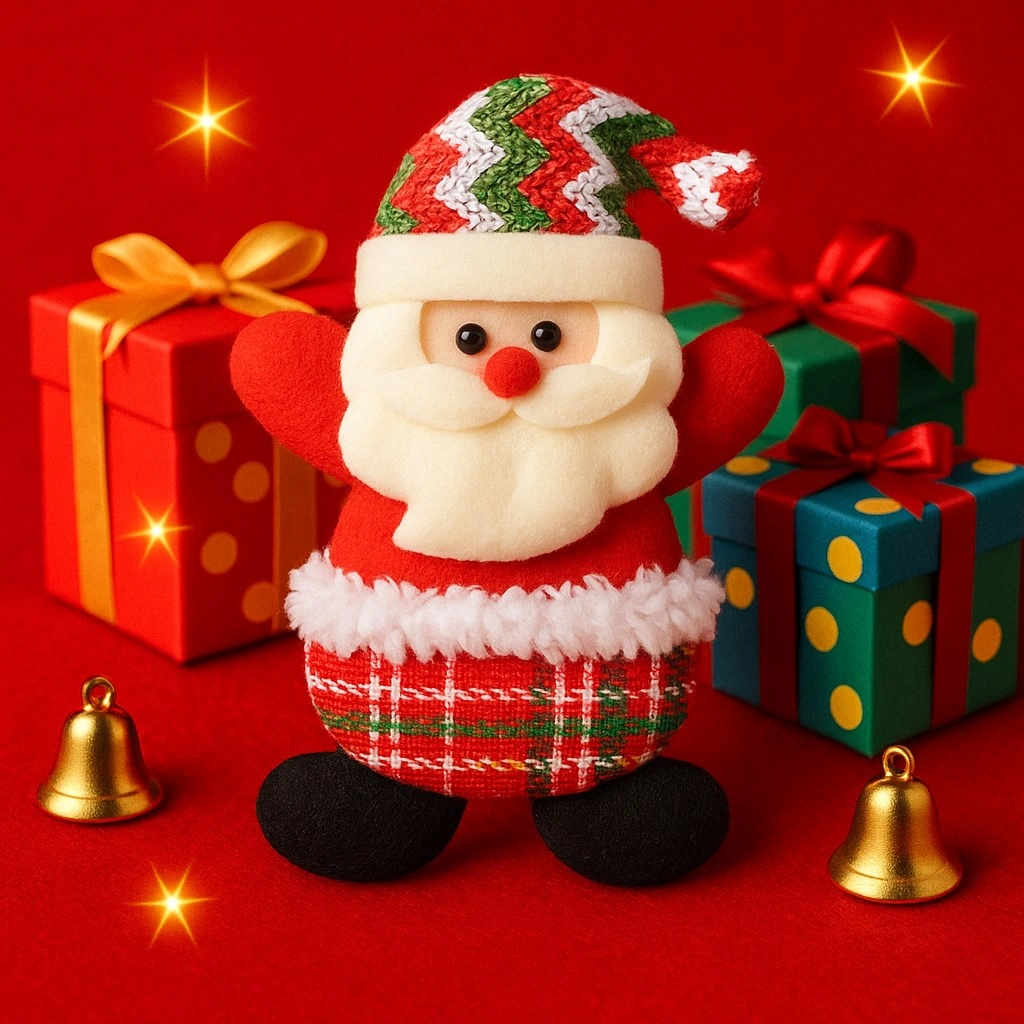 Tcx 3 Adet Yılbaşı 2027 Yeni Model Noel Çam Ağacı Süsü  Orta Boy 17 Cm X 11 Cm