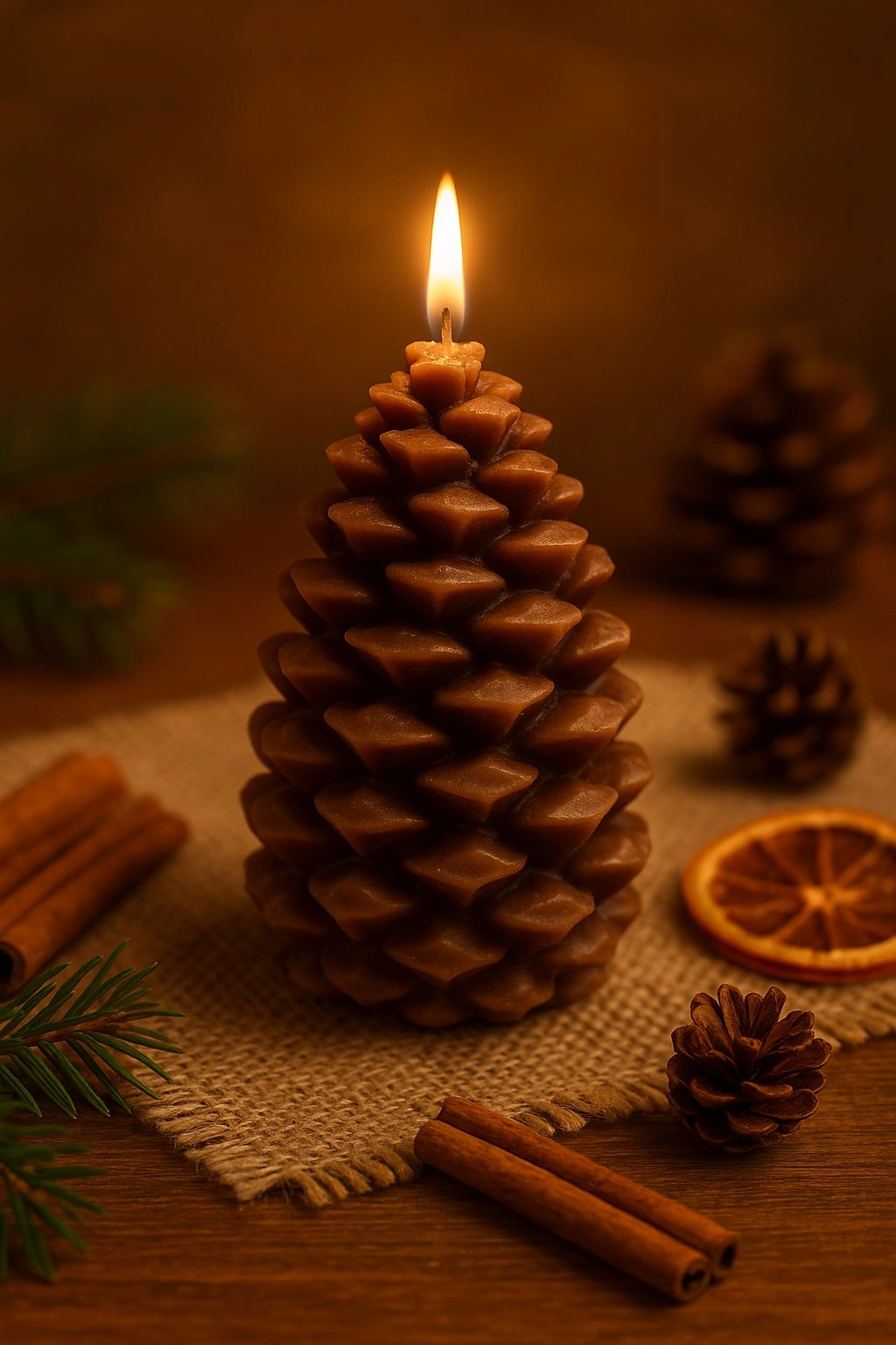 Tcx 3’lü Yılbaşı Dekoratif Mum Seti – Çam Ağacı, Kozalak Ve Noel Baba Şeklinde | Yeni Yıl Sofra Mumu
