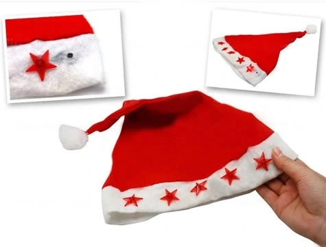 Tcx Yılbaşı Özel Işıklı Noel Baba Şapkası